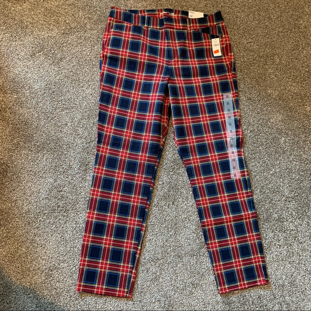 Plaid Pixie Trousers